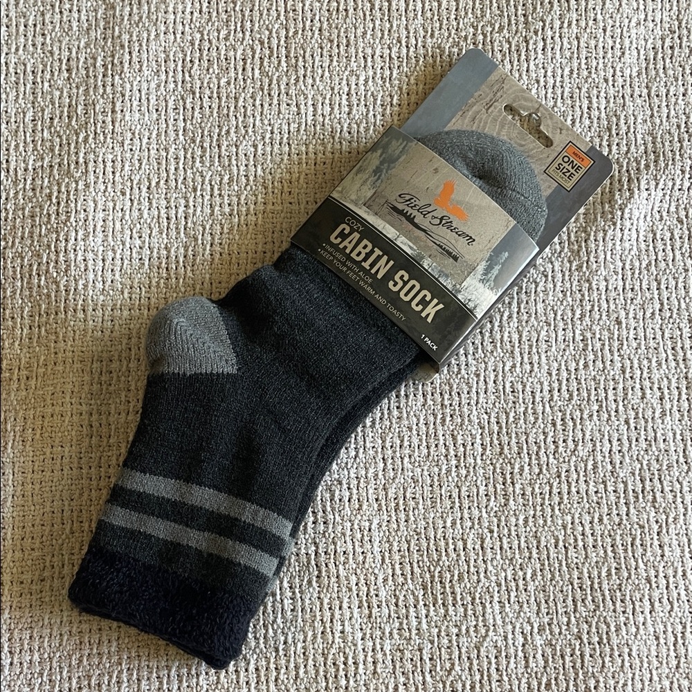Field & Stream Men's Dark Gray Cabin Socks